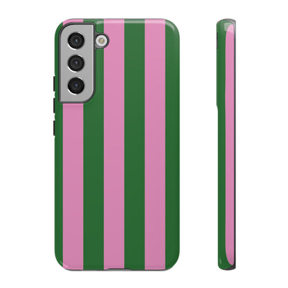 Retro Stripe | Pink & Green Y2K Case