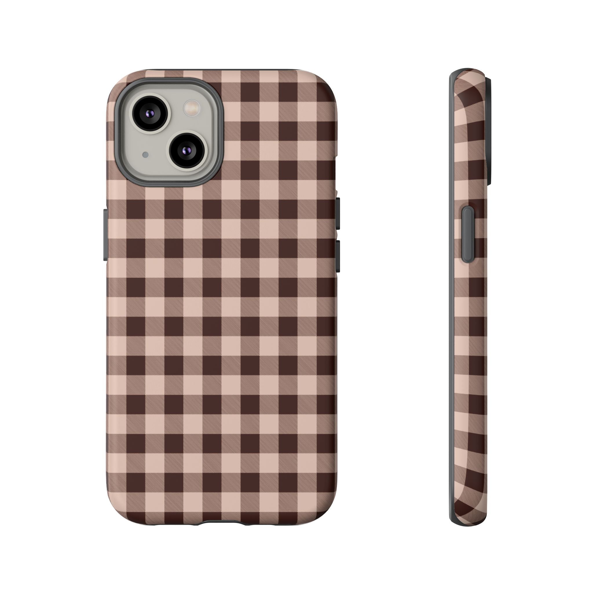 Latte Check Phone Case