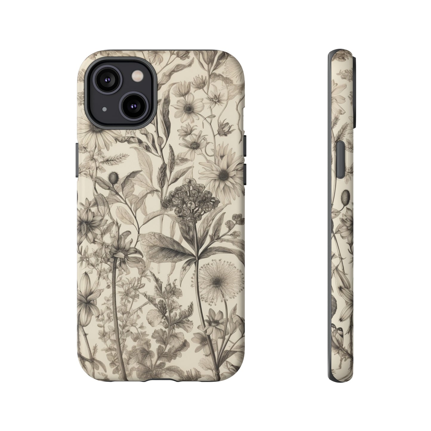 Vintage Wildflowers | Neutral Floral Case