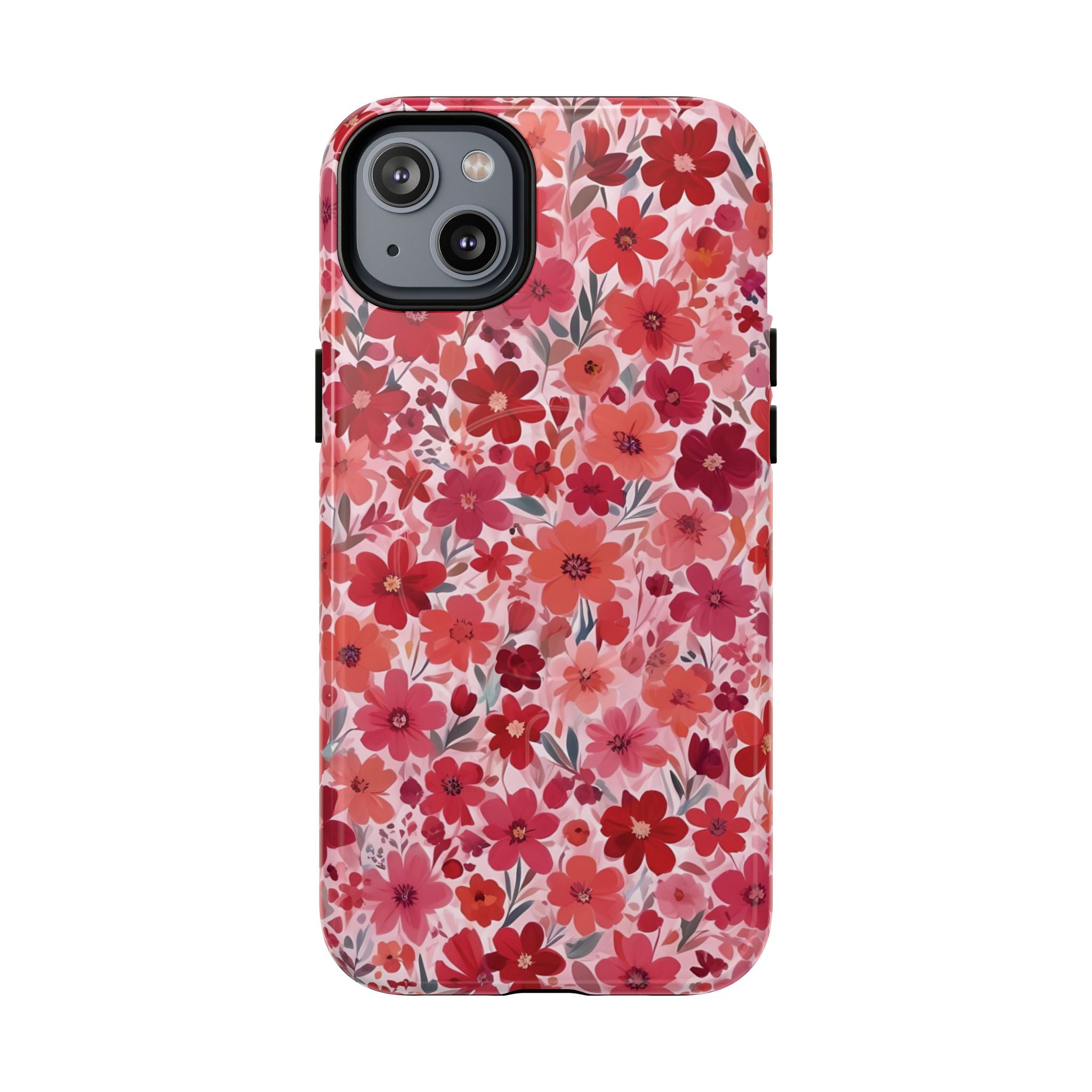 Funda MagSafe con diseño floral Think Pink