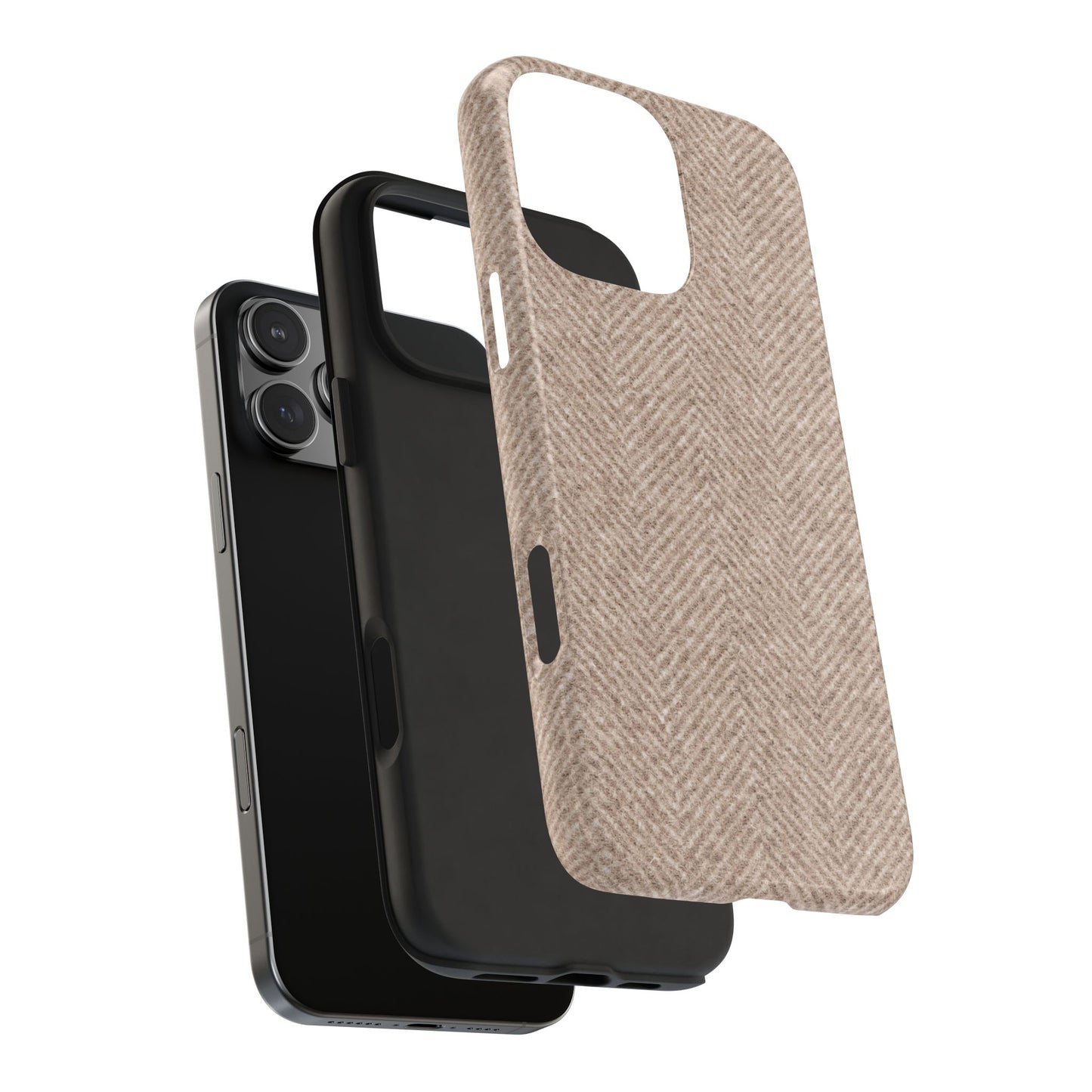 Tweed | Trendy Neutral iPhone Case