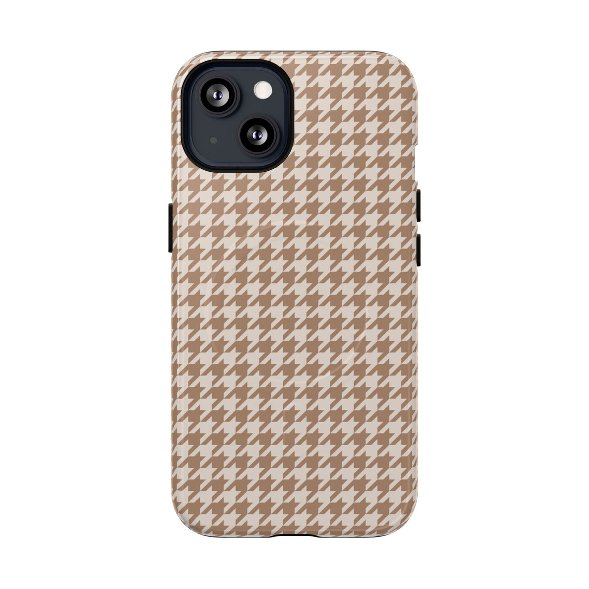 Chic Happens | Camel Houndstooth MagSafe Case