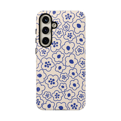 Blossom | Blue Retro Flower Case