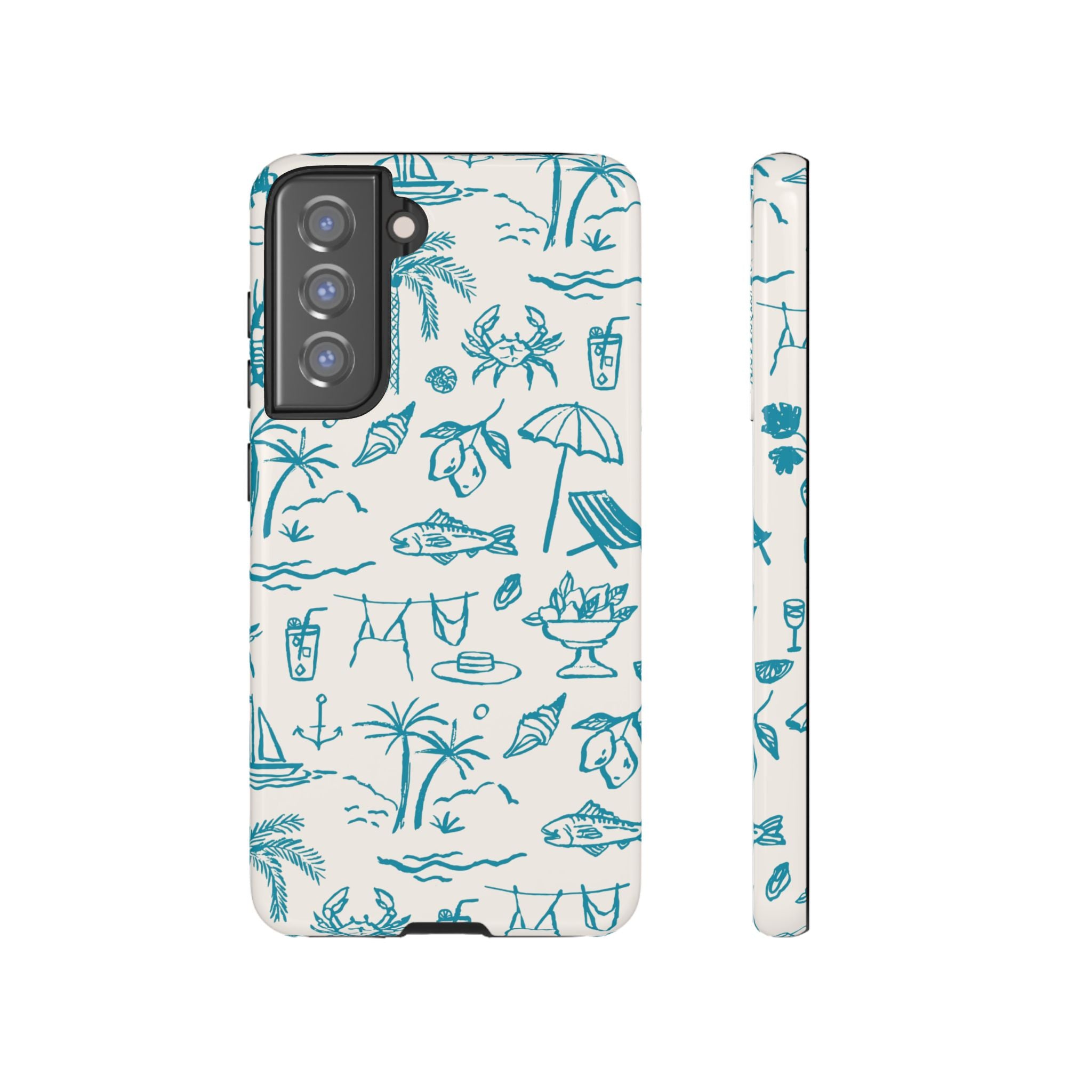 Meet Me Seaside Galaxy Case