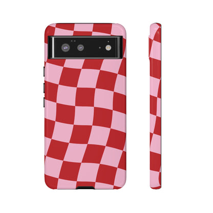 In Check | Wavy Checkerboard Case