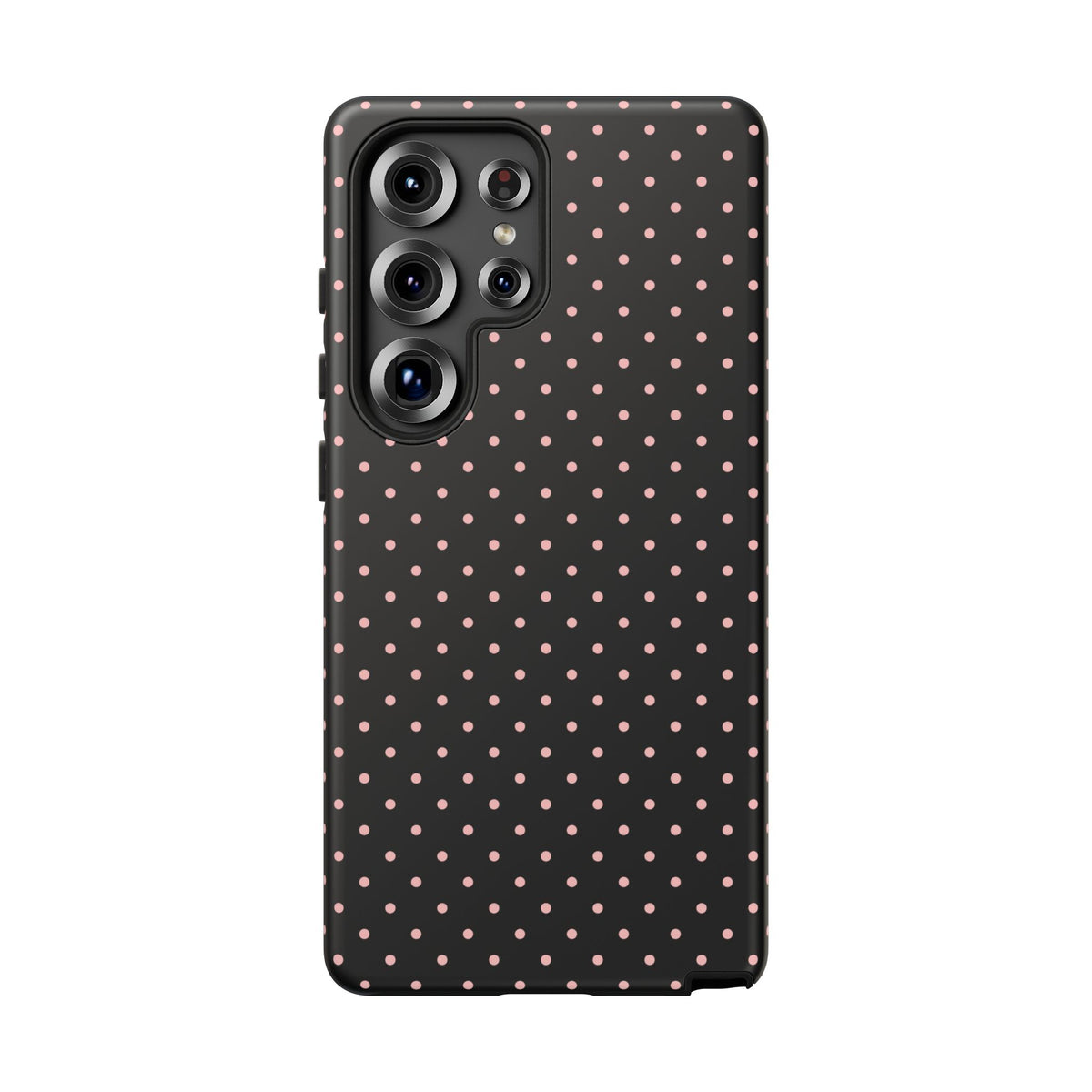 Polka Flirt | Pink & Black Polka Dot Galaxy Case