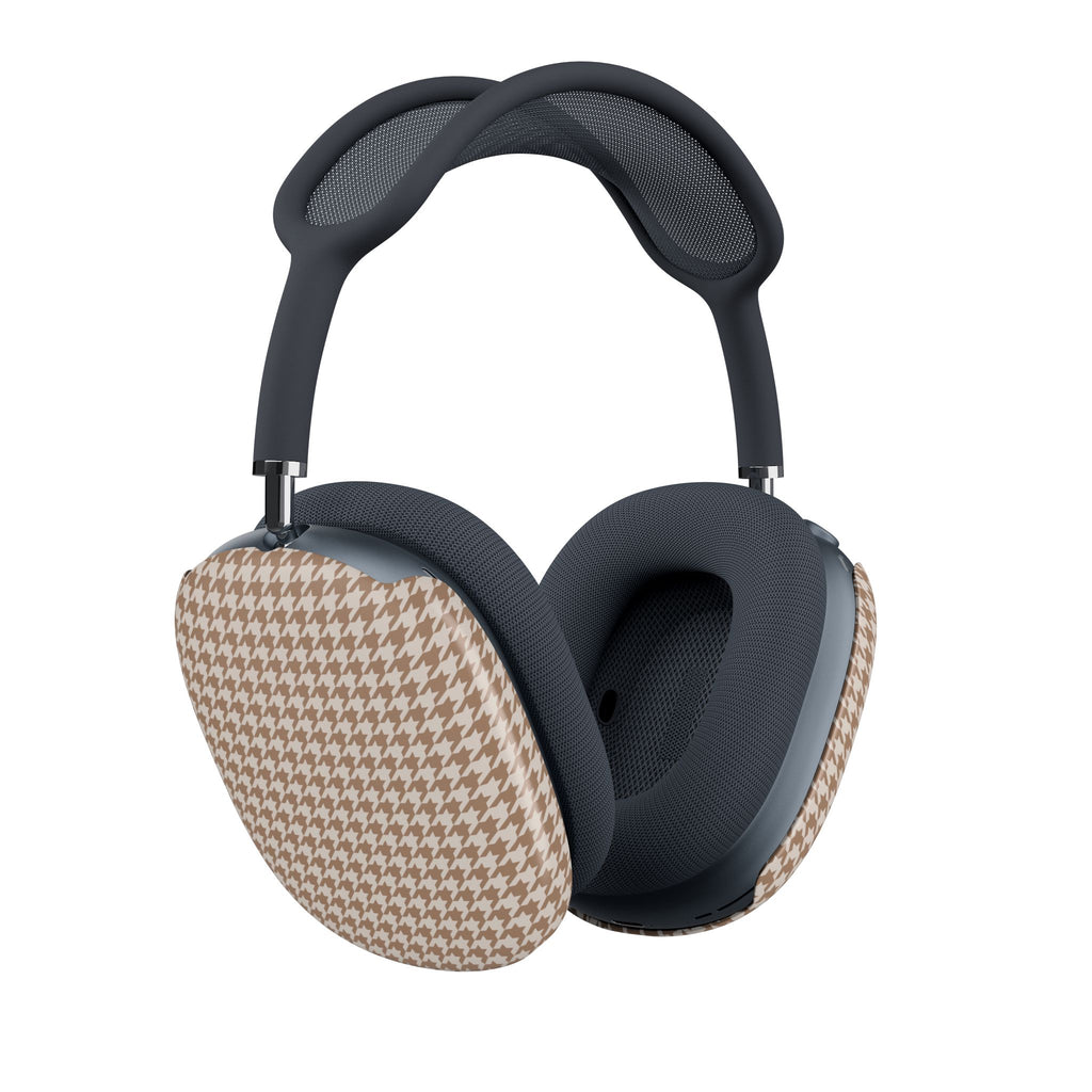 Checked In | Beige Houndstooth AirPods Max Case