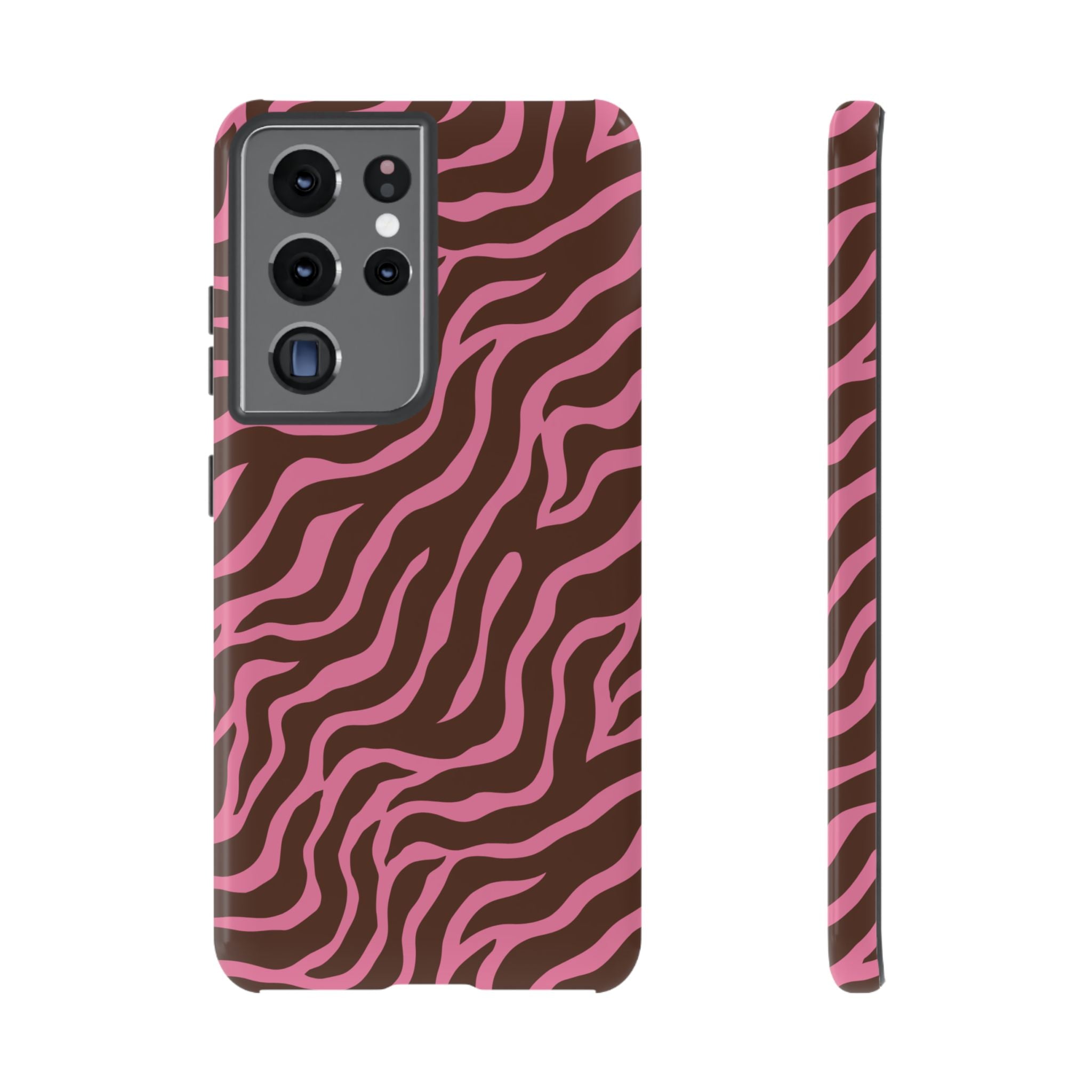 Pink Instinct | Zebra Print Galaxy Case