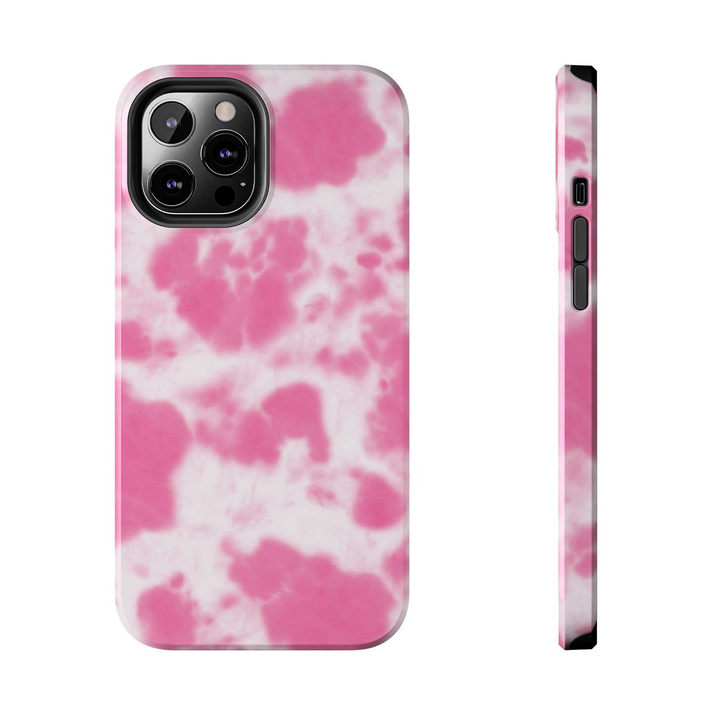 Strawberry Cow | Pink Cow Print iPhone Case