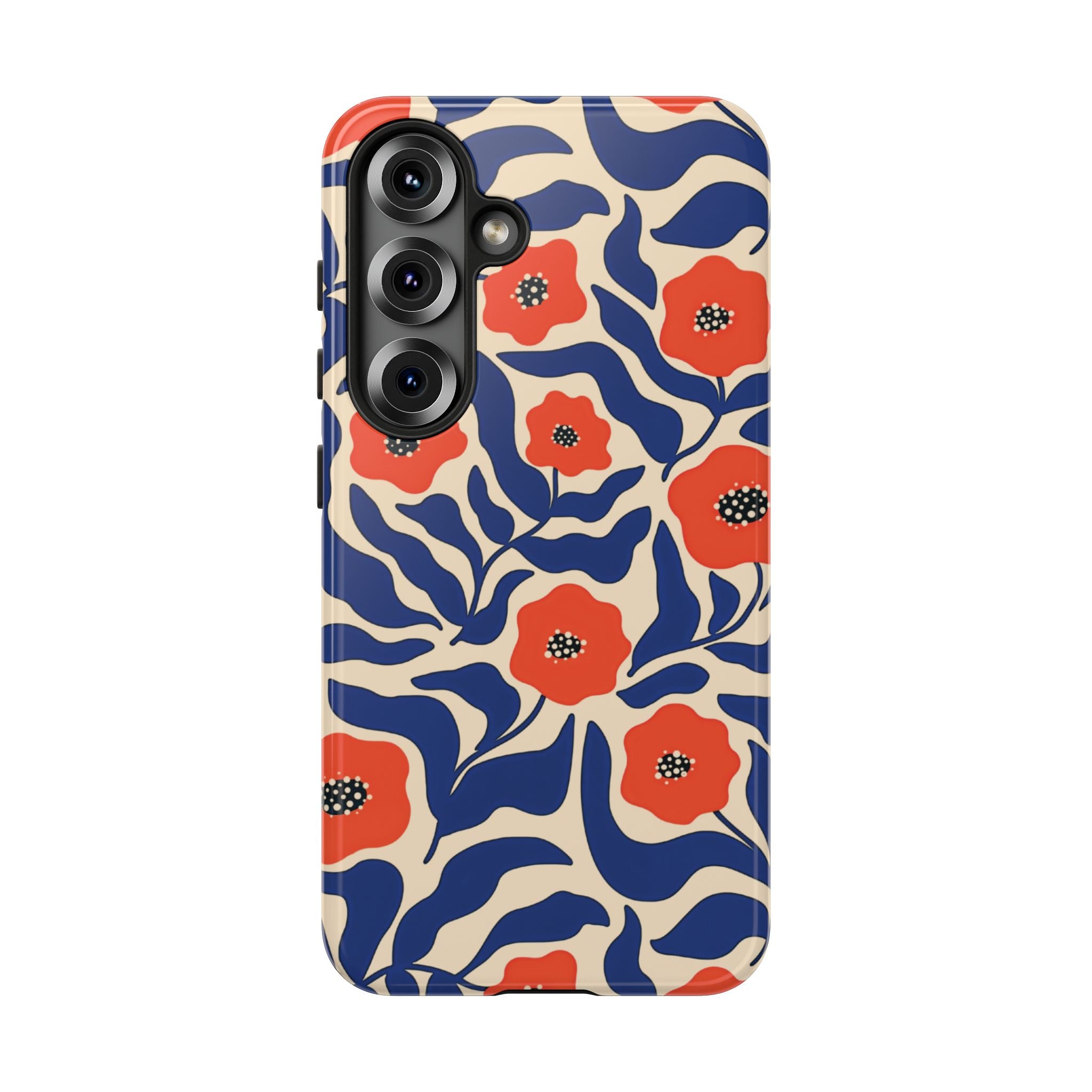 Indigo Poppy Phone Case