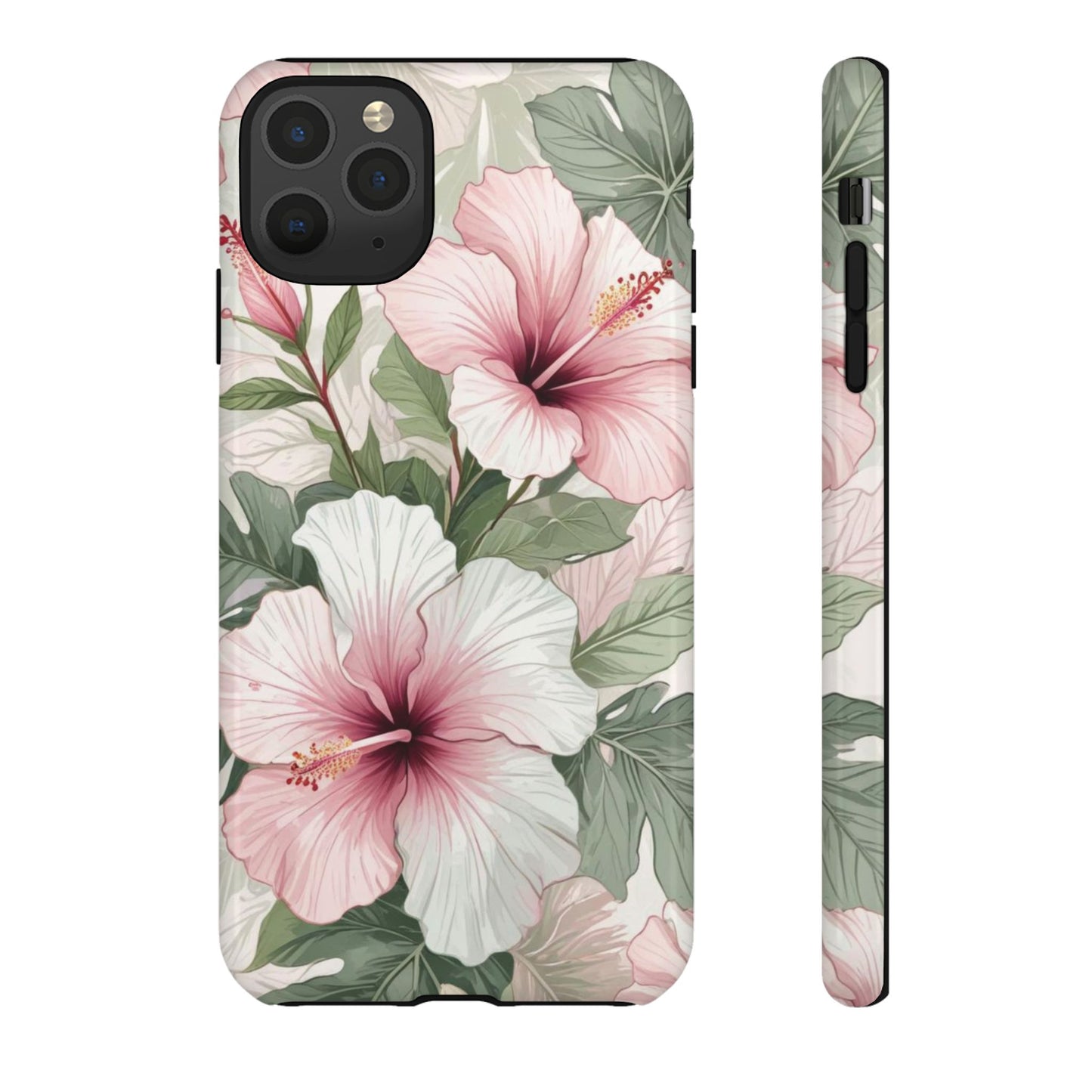 Island Hopping | Green & Pink Tropical Floral Case