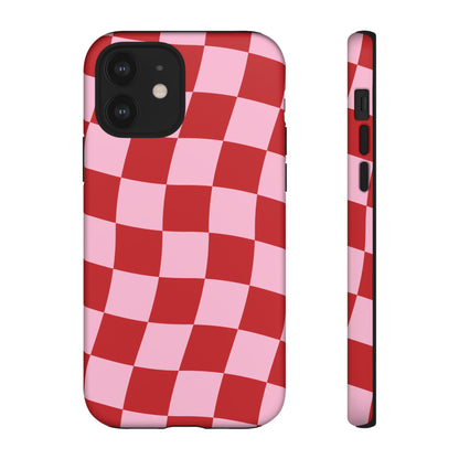 In Check | Wavy Checkerboard Case