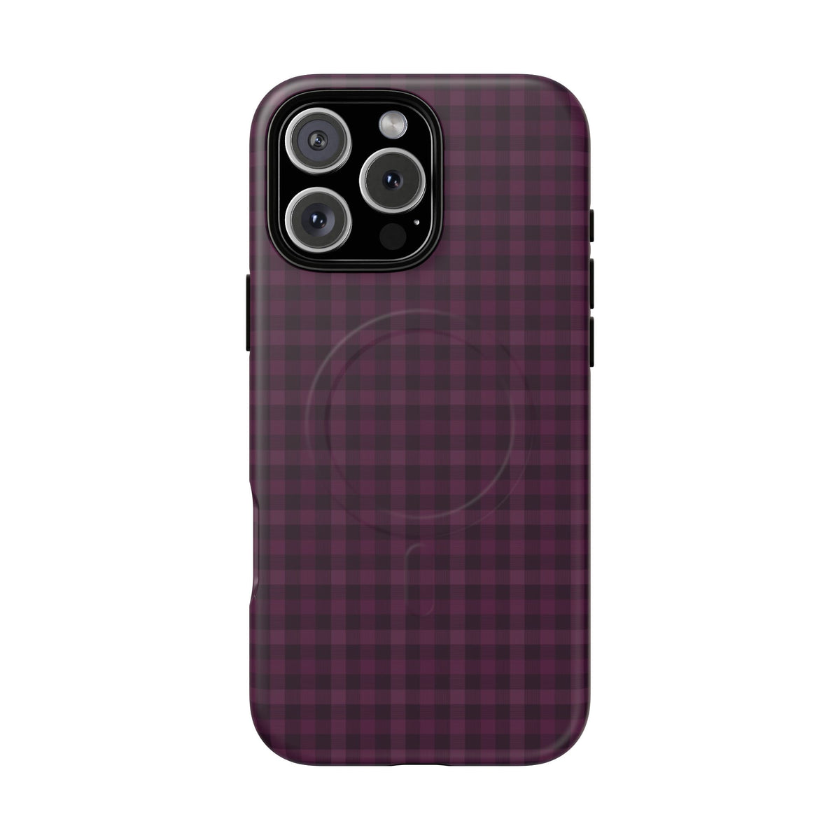 Plum Crush | Purple Plaid MagSafe Case