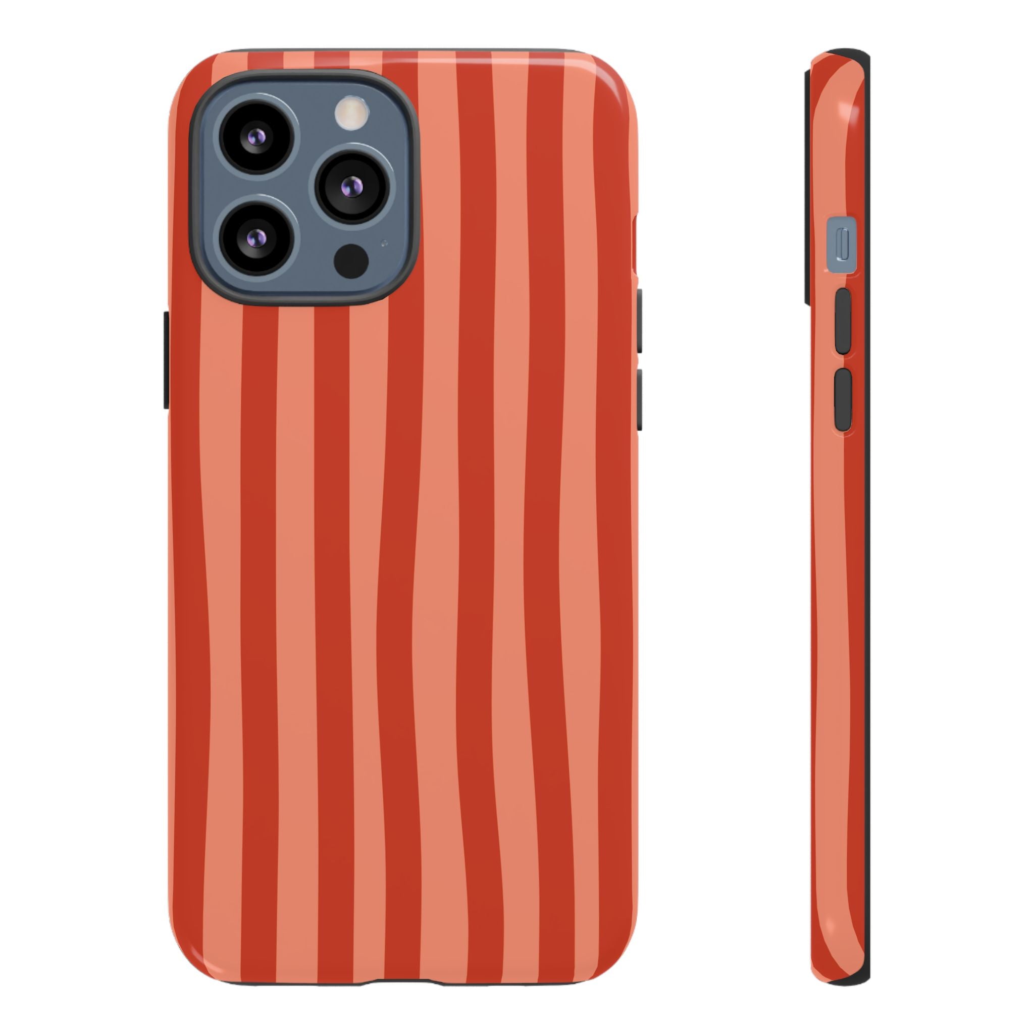 Orange Crush | Wavy Stripe iPhone Case
