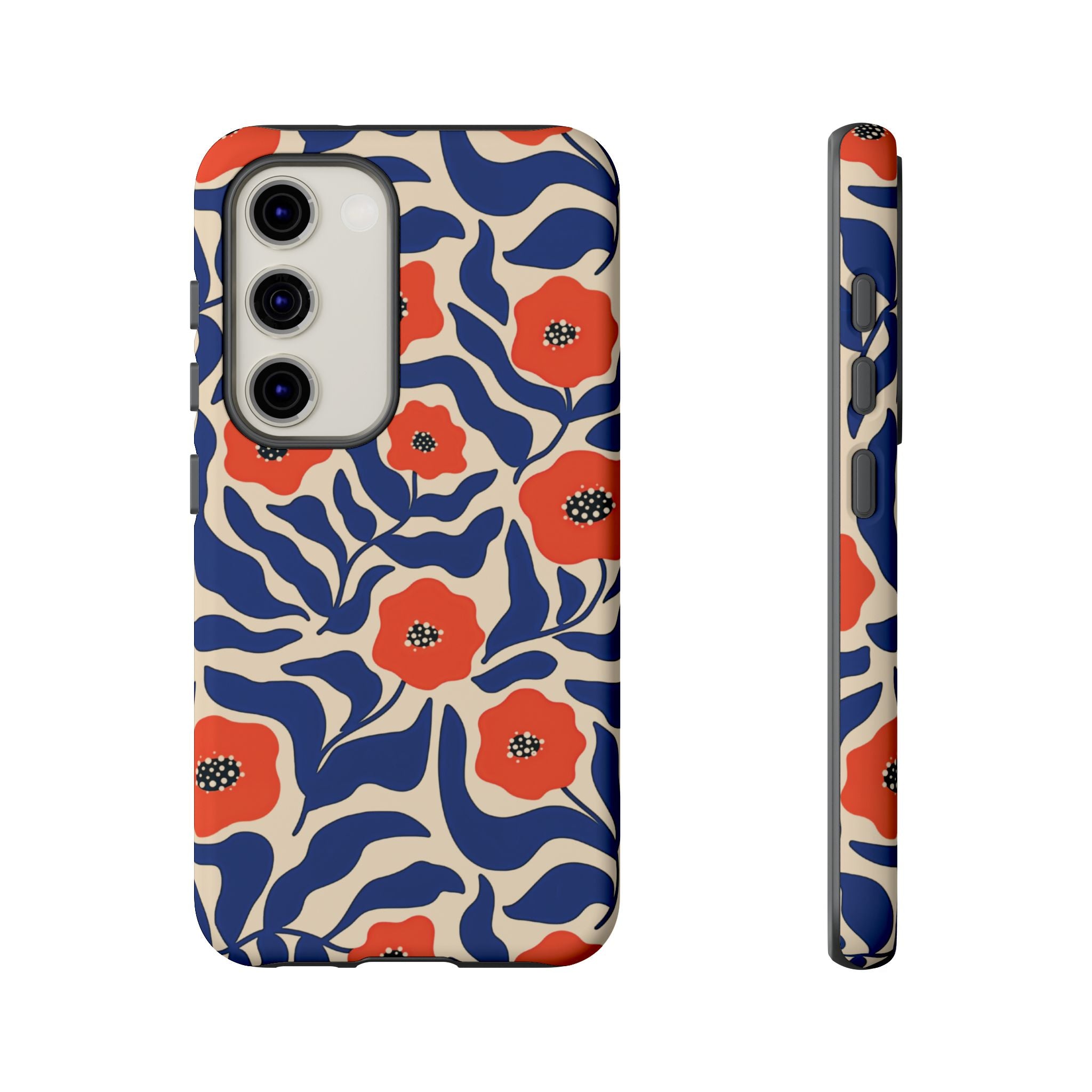 Indigo Poppy Phone Case