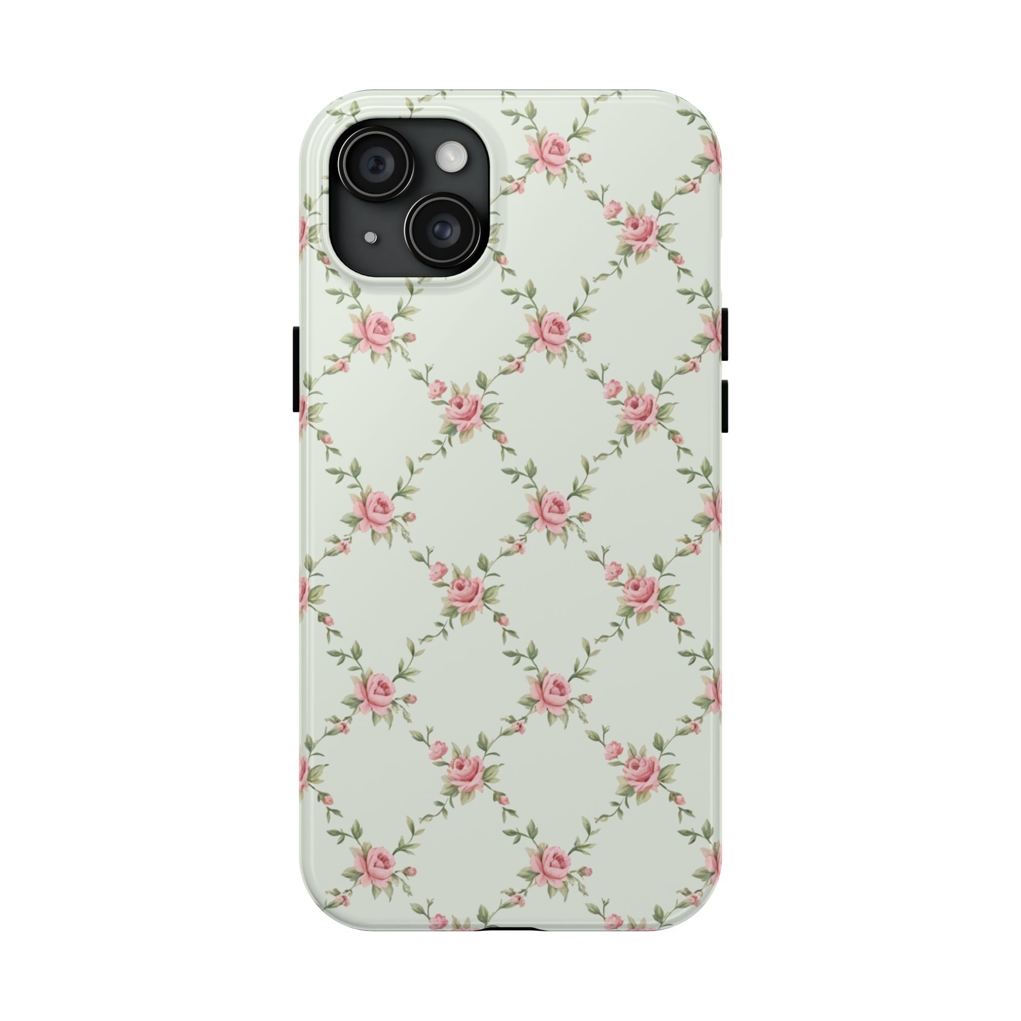 Rose Lattice Coquette iPhone Case
