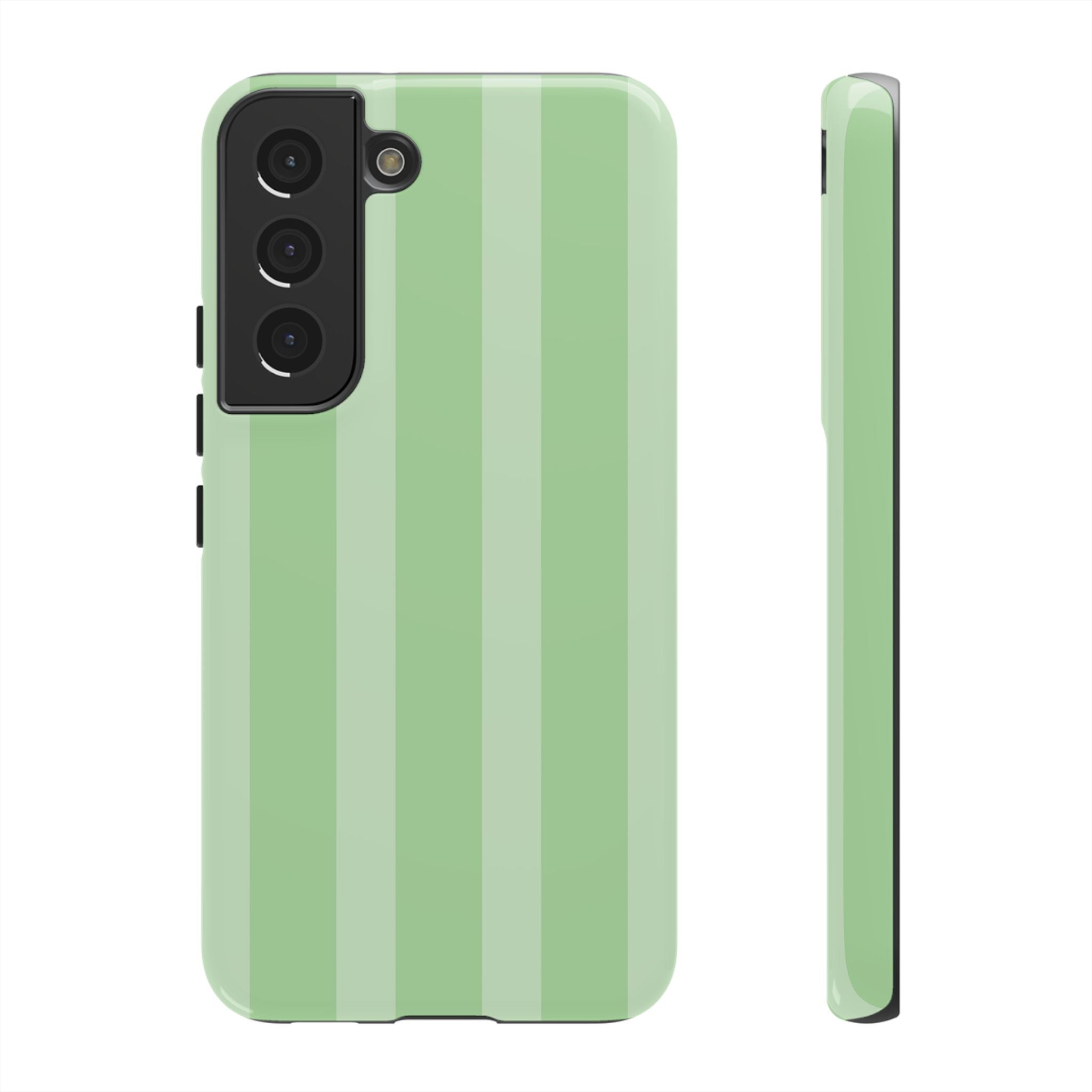 Pistachio Striped Galaxy Case