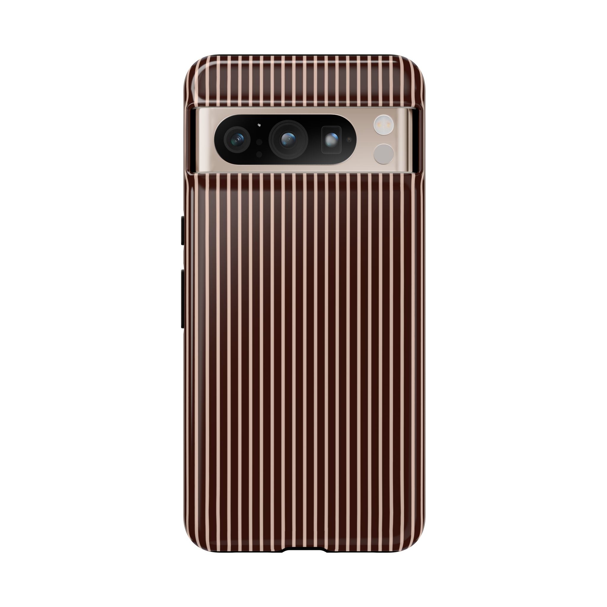 Cocoa Stripe Phone Case
