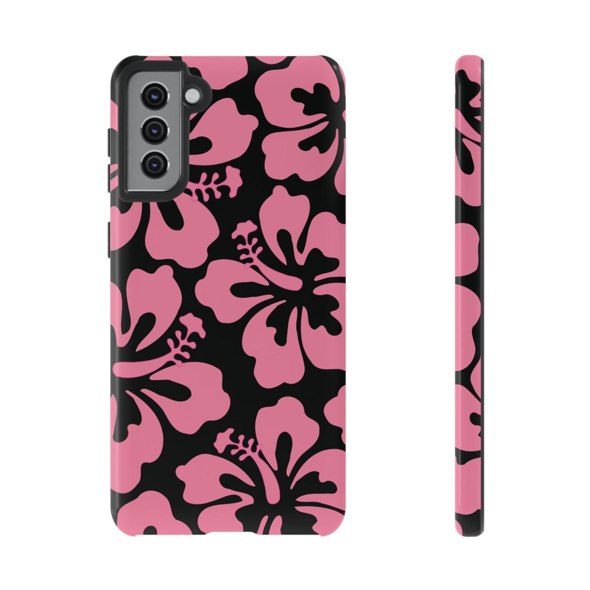 Maui Pink Hibiscus Galaxy Case