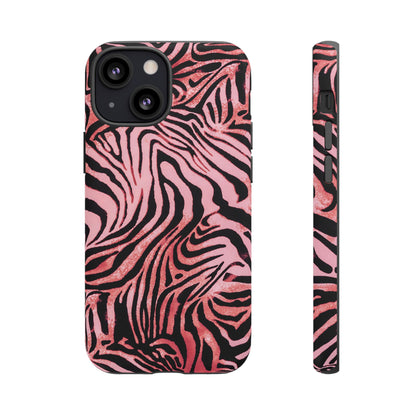 Rosy Zebra | Pink Animal Print Case