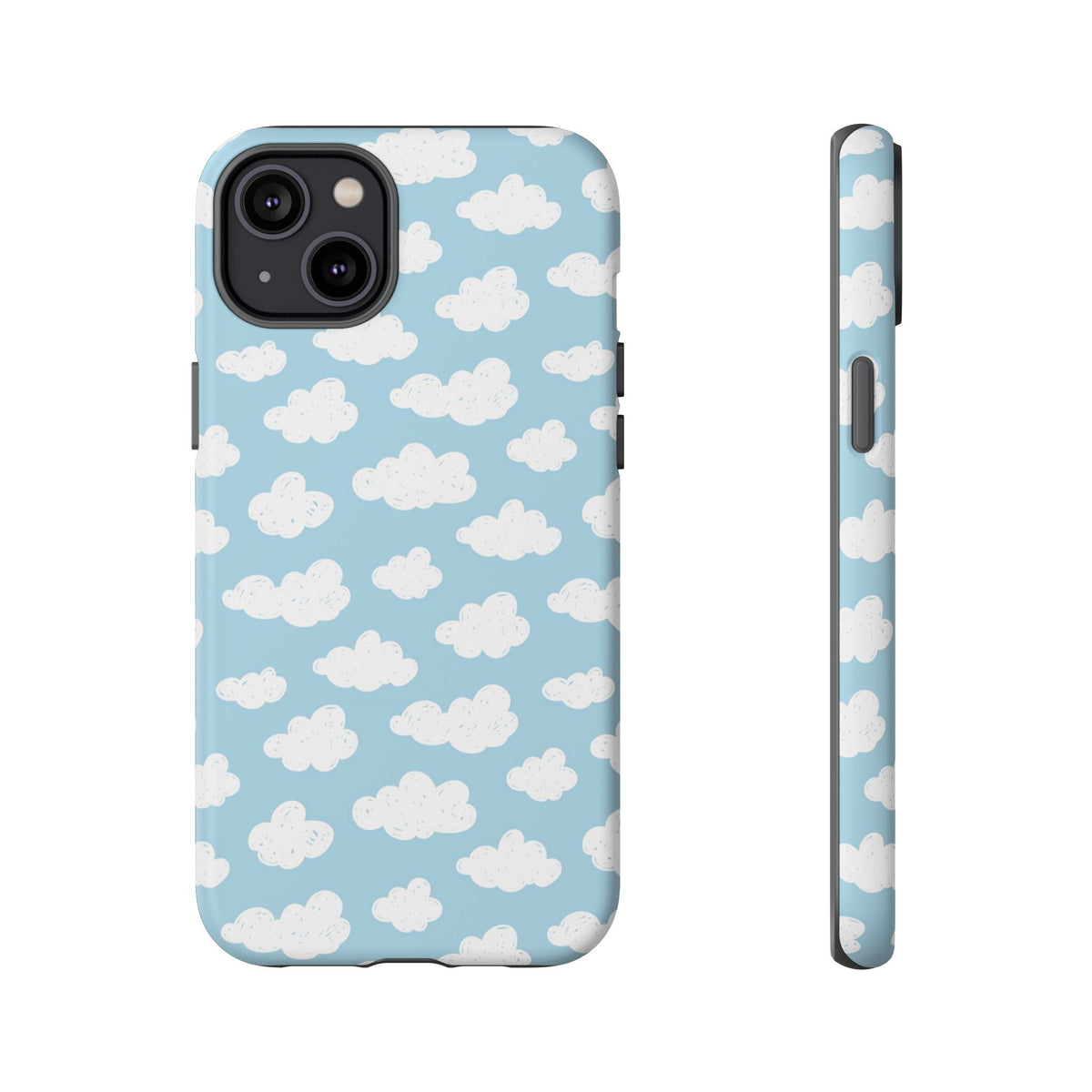 Cloud Nine | Blue Cloud Print iPhone Case
