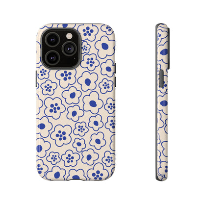 Blossom | Blue Retro Flower Case