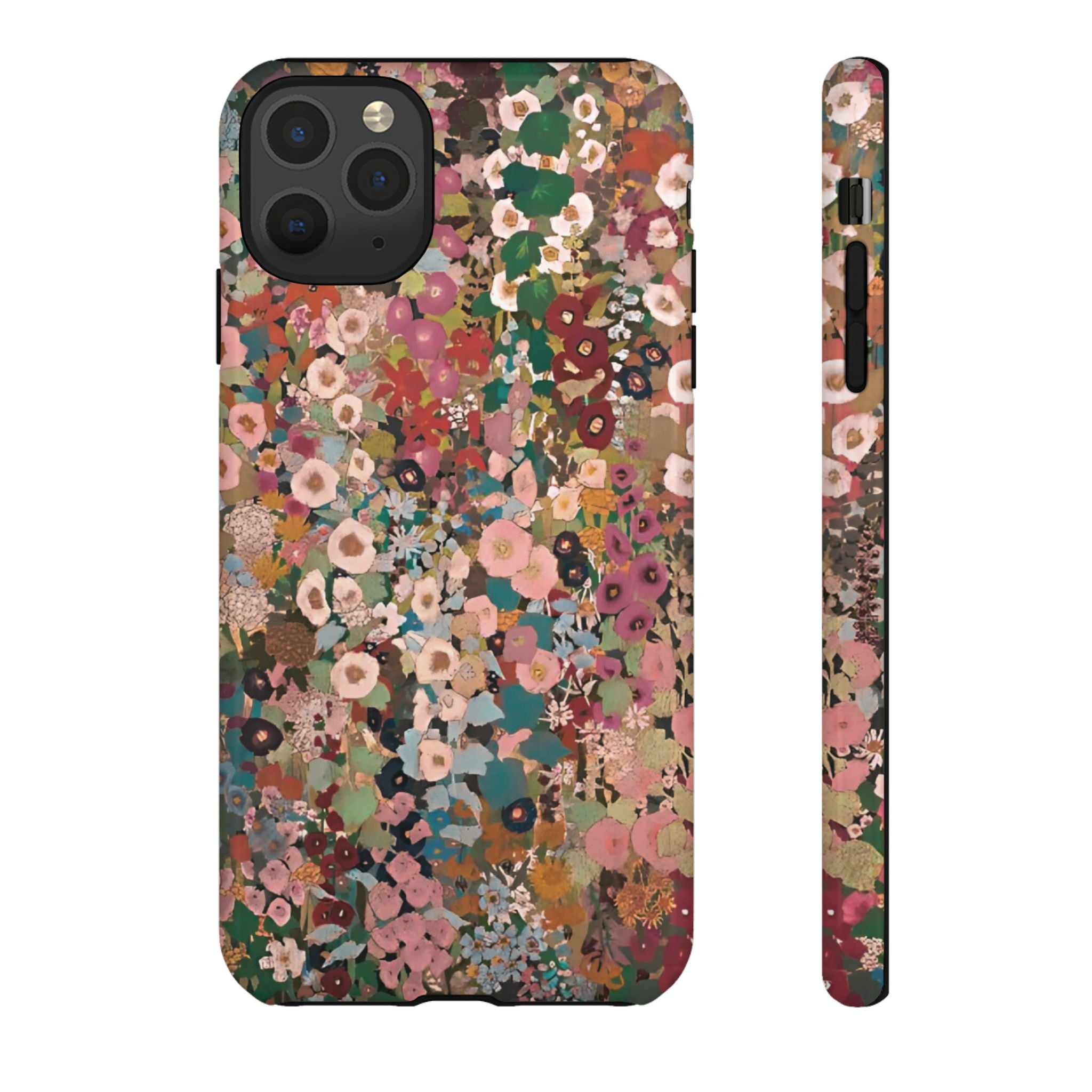 Funda para iPhone con diseño de flores de alhelí