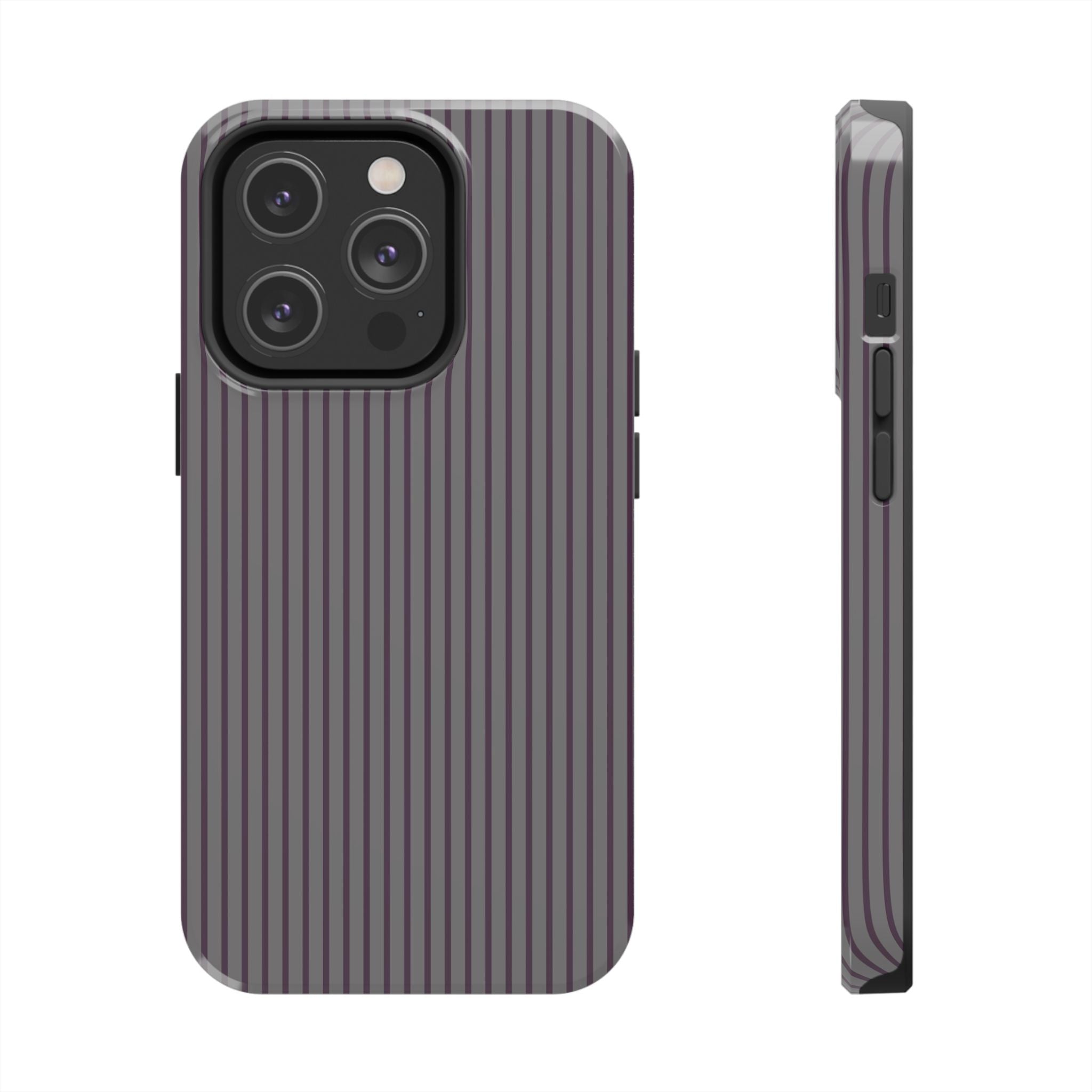Trendsetter Gray Pinstripe iPhone Case