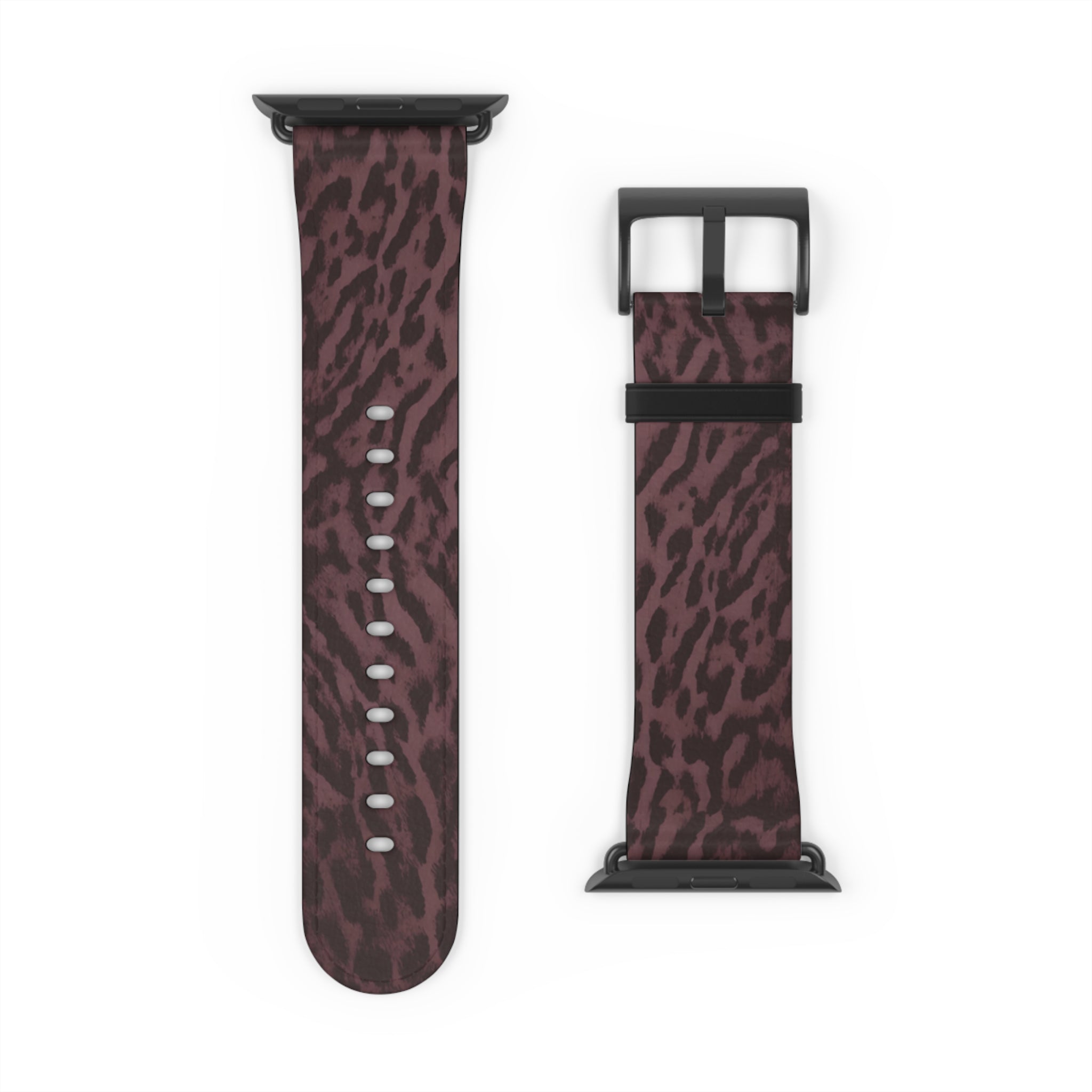 Purple Leopard Print Apple Watch Band