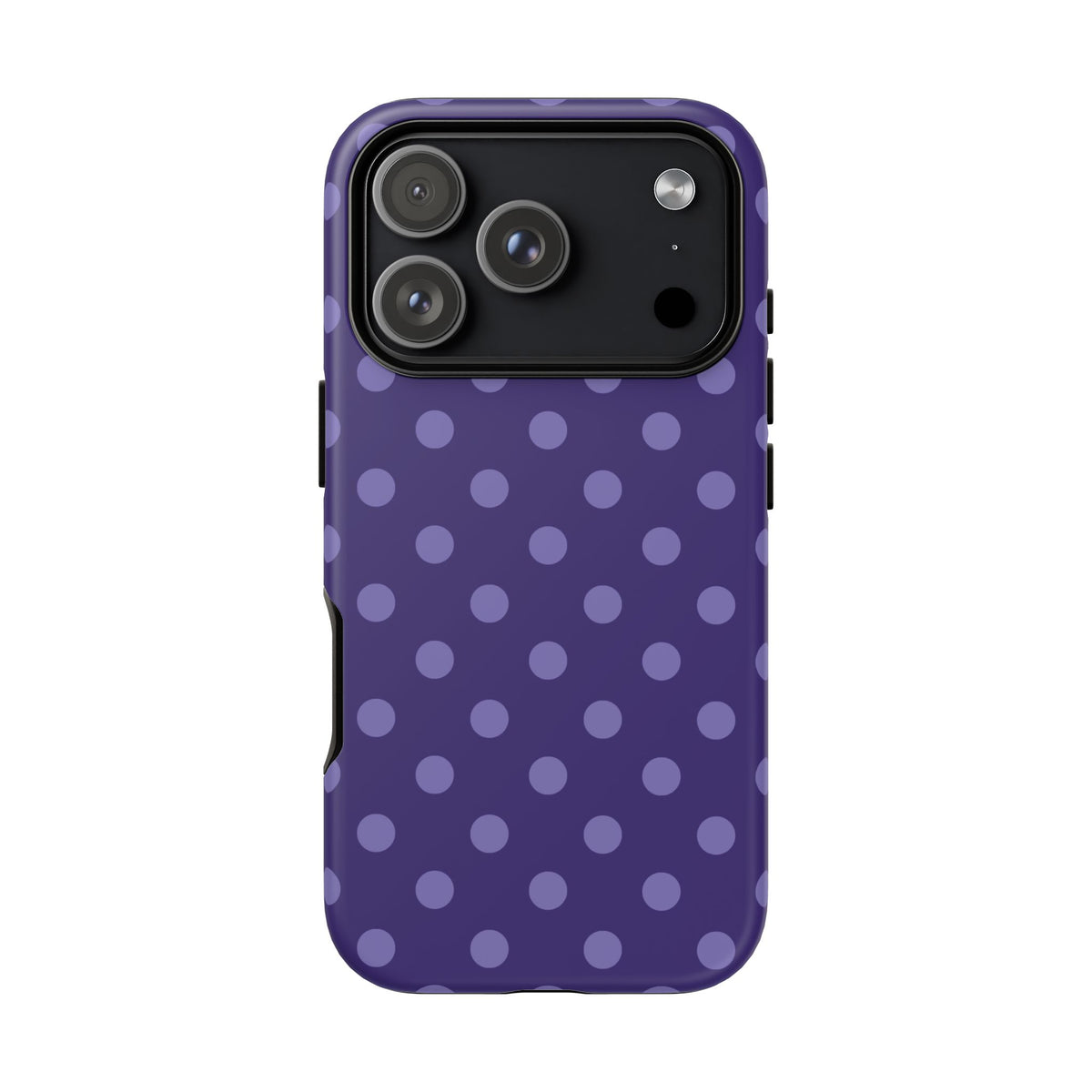 Plum Pop | Polka Dot iPhone Case