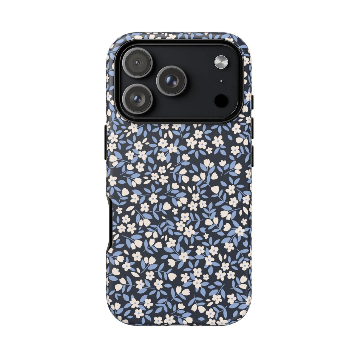 Ditsy Darling | Navy Blue Floral iPhone Case