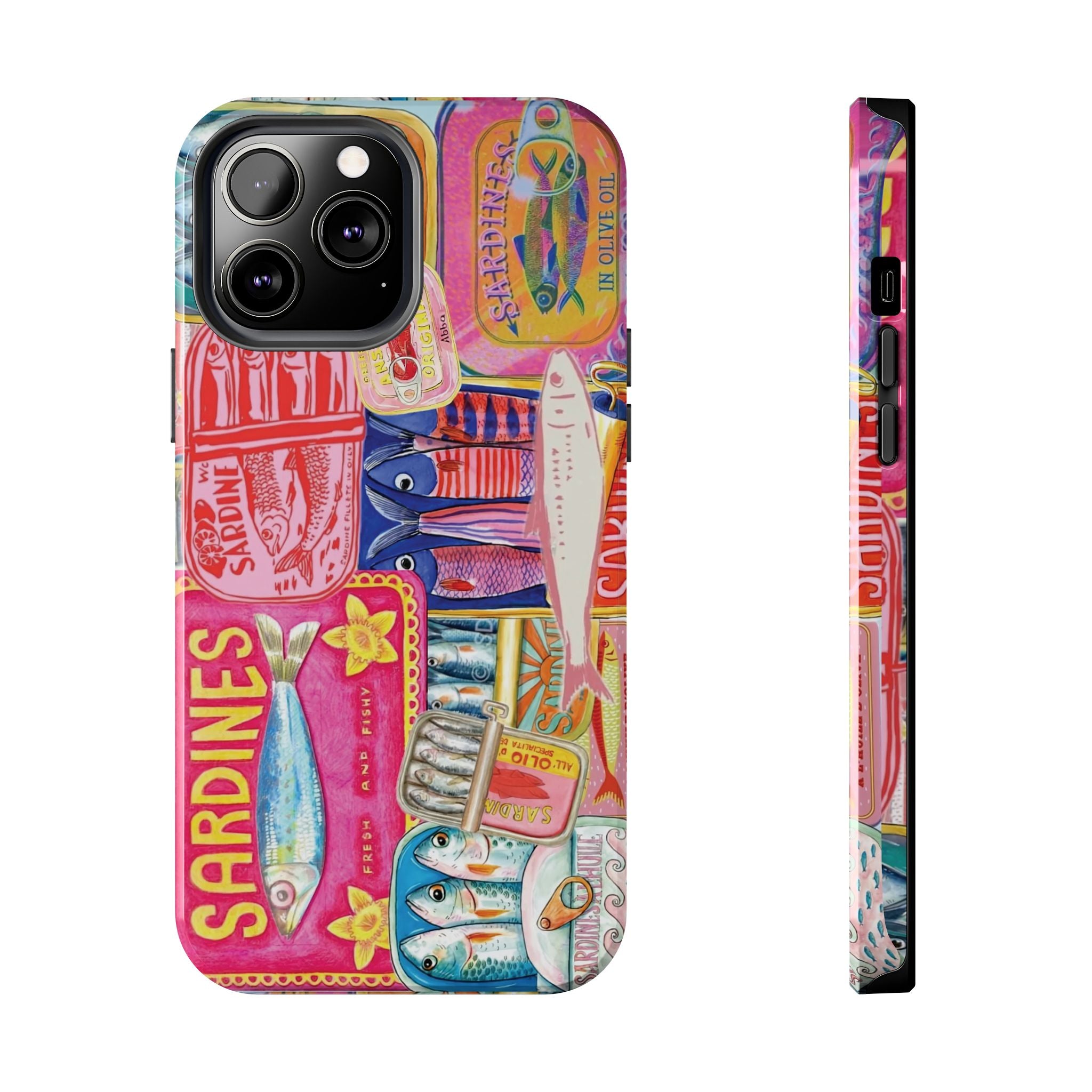 Sardines Collage iPhone Case