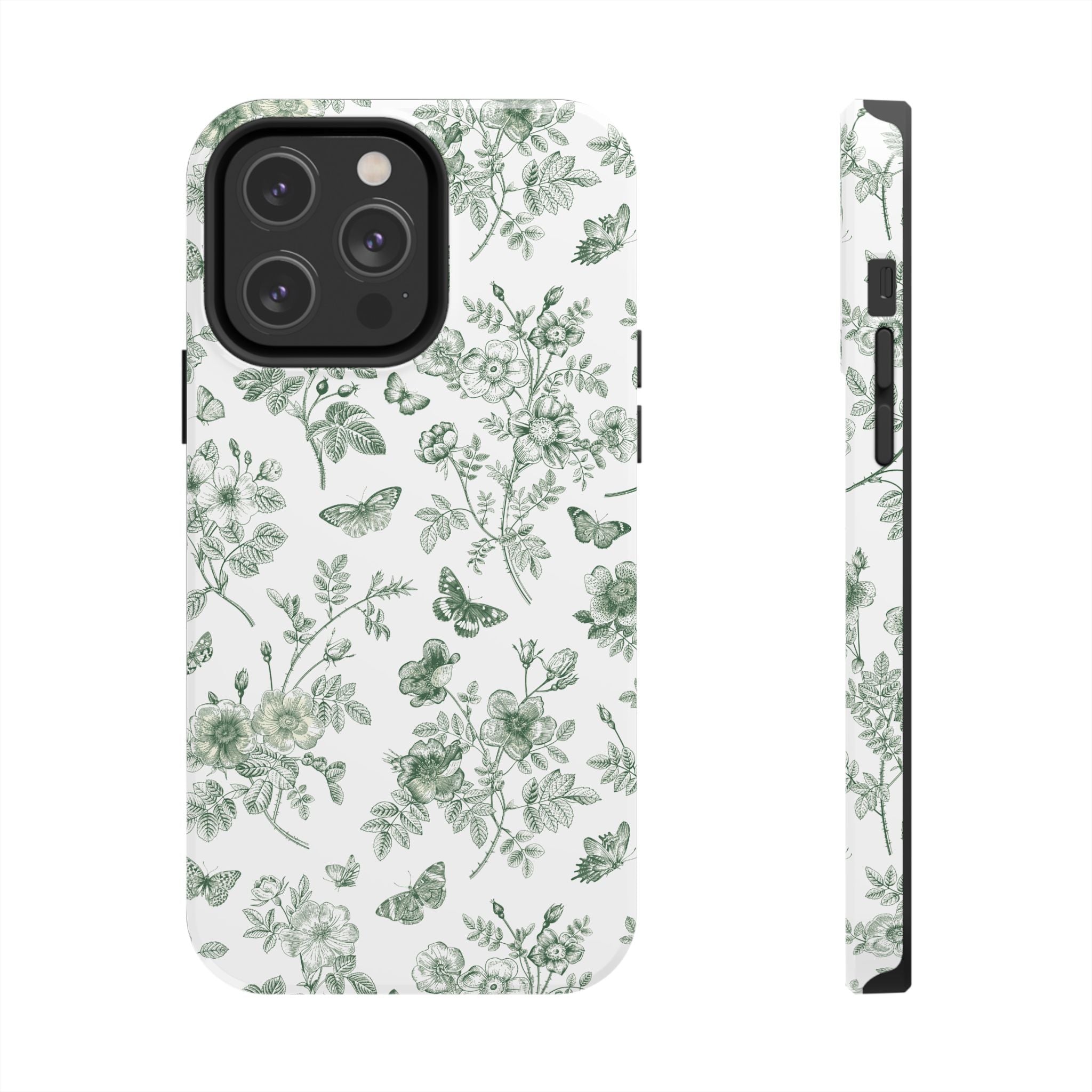 Butterfly Garden Floral iPhone Case