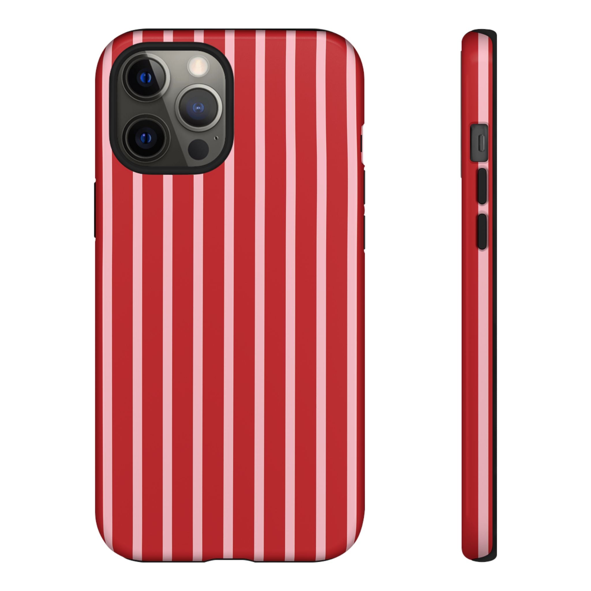 Raspberry Stripe | iPhone Case