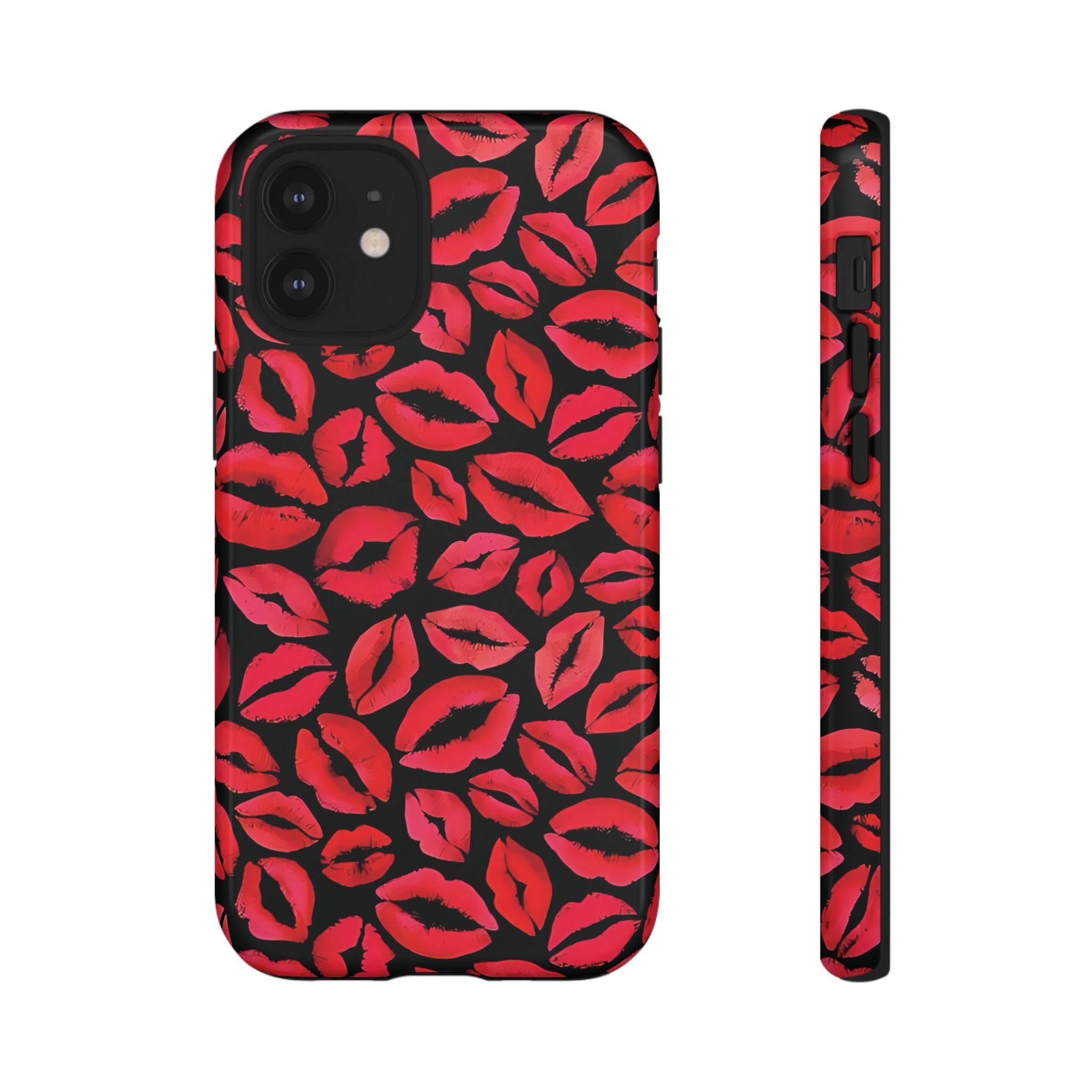 Coque iPhone à lèvres rouges | Embrasse et dis-moi