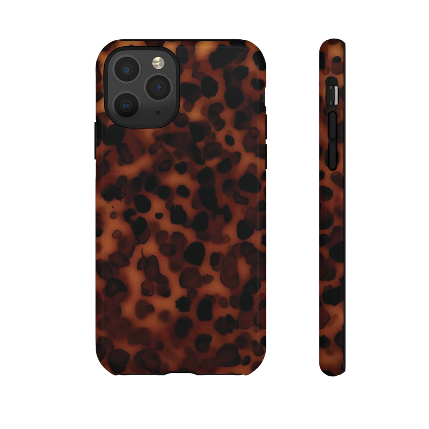 Shell Game | Dark Abstract Tortoise Print Case