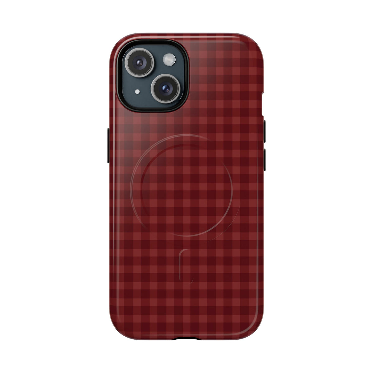 Bad Romance | Red Gingham MagSafe Case