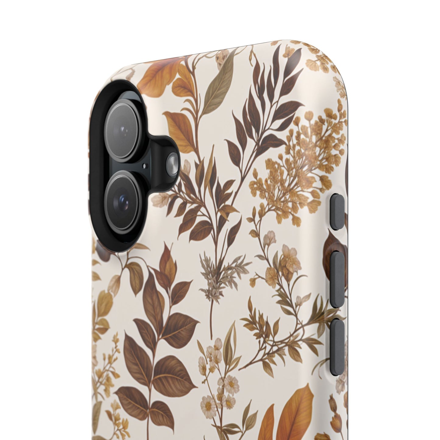 Autumn Botanical | Brown Floral MagSafe Case