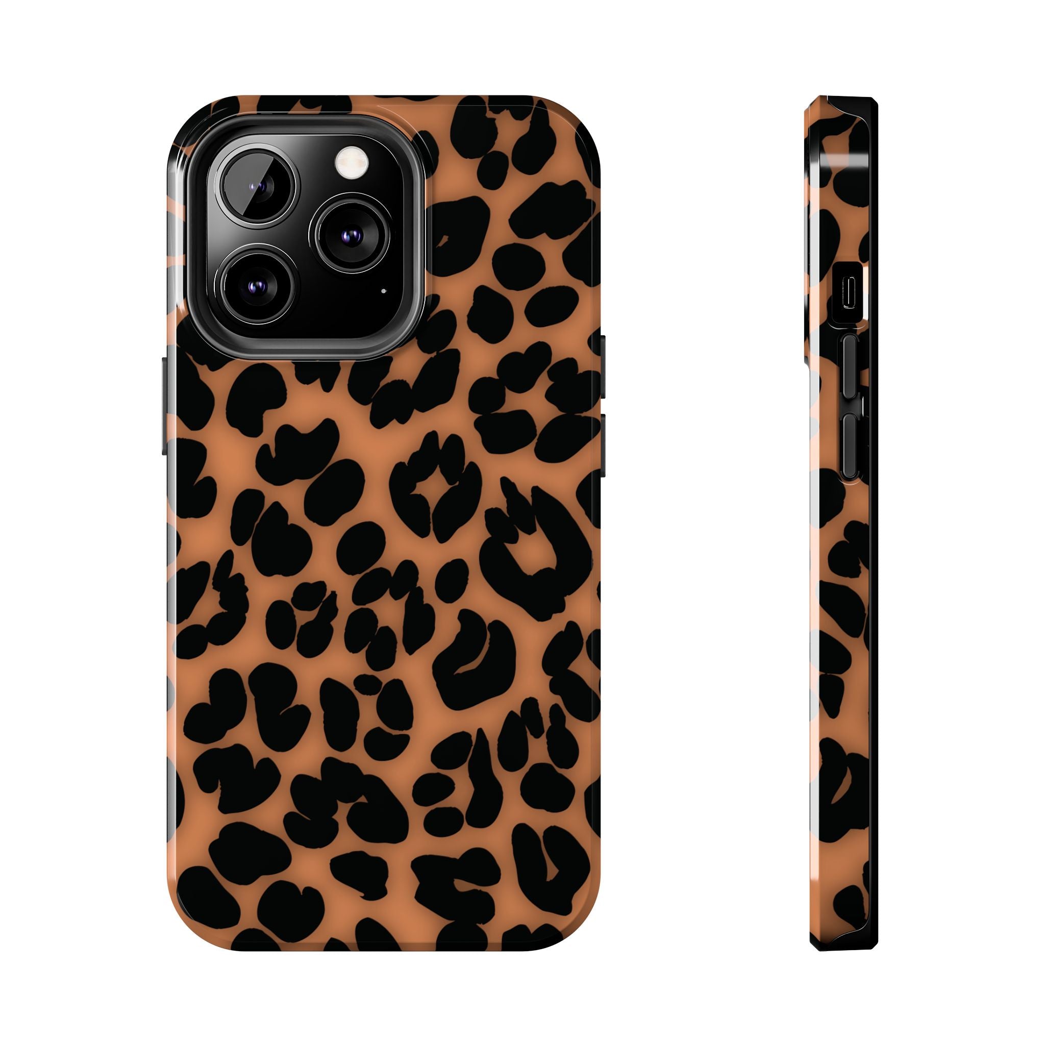 Amber Leopard Animal Print iPhone Case