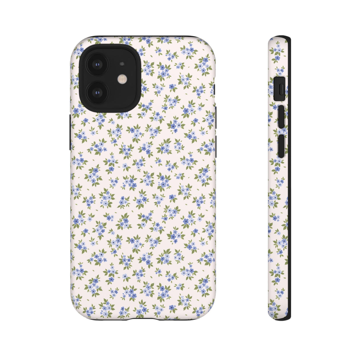 Love Notes | Blue Ditsy Floral iPhone Case