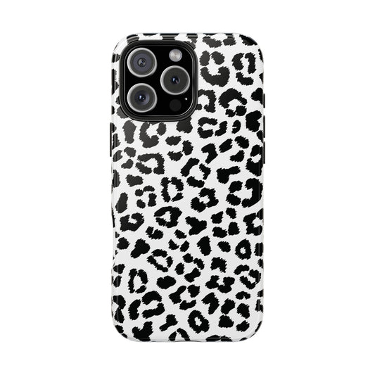 Meow | Coque iPhone à imprimé léopard