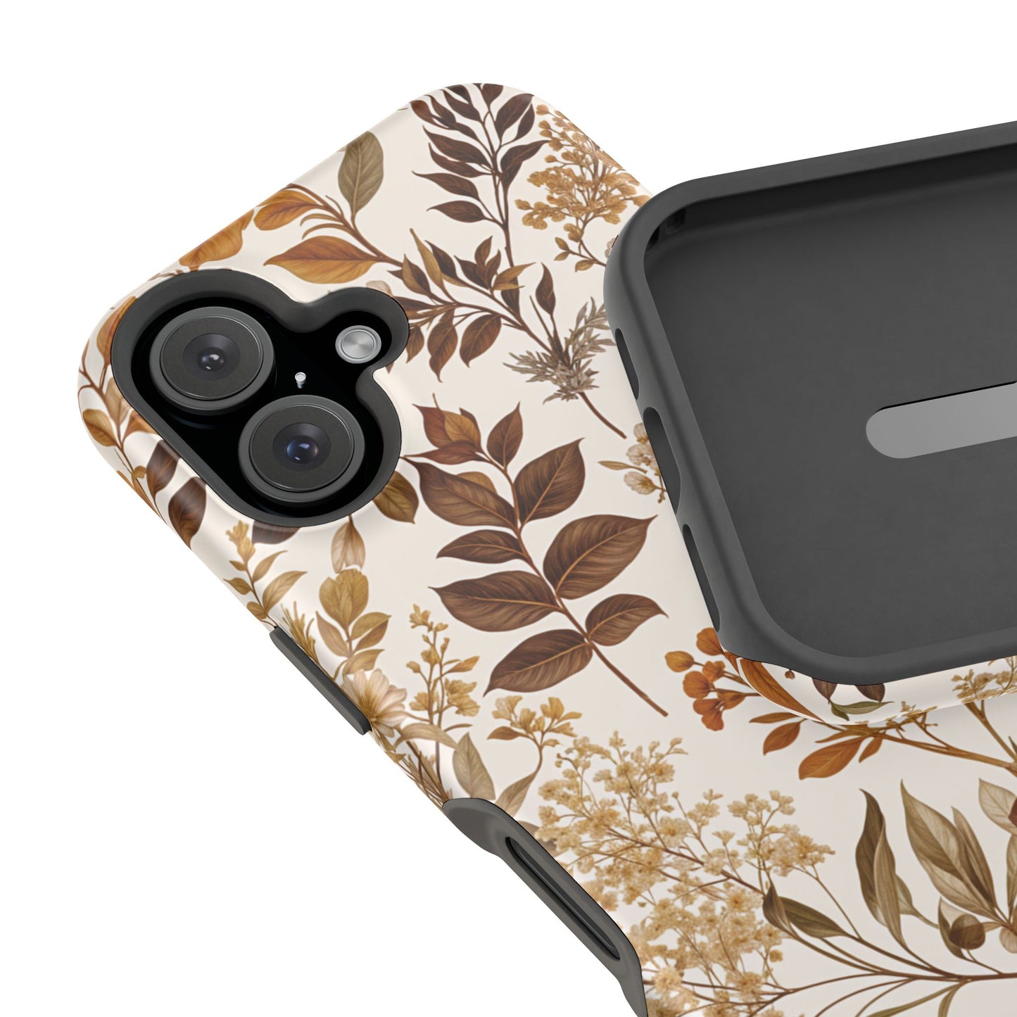 Autumn Botanical | Brown Floral MagSafe Case