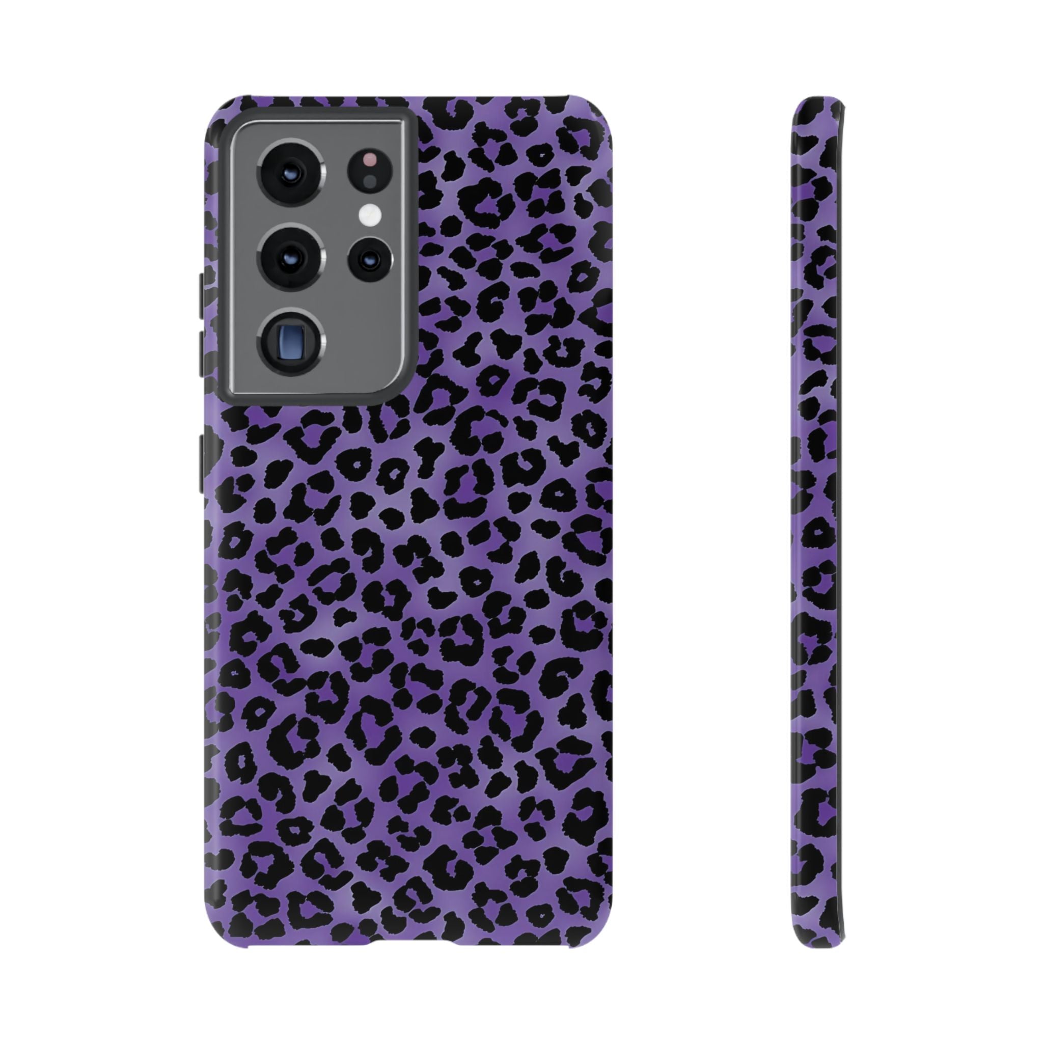 On the Prowl Purple Leopard Galaxy Case