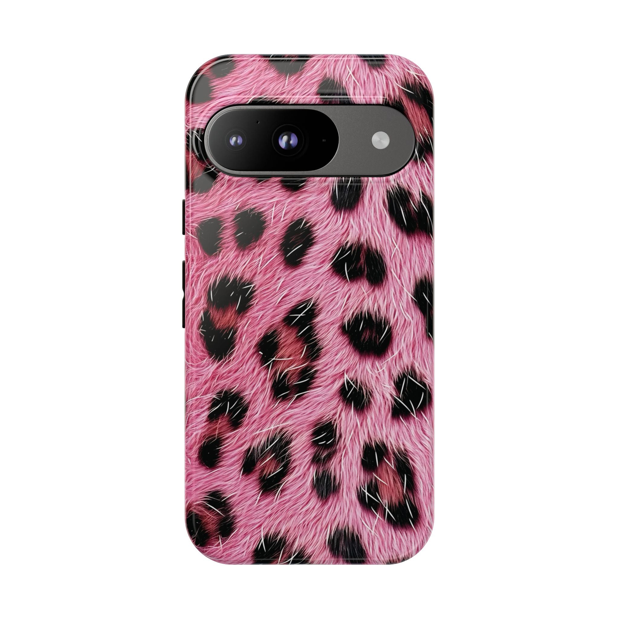 Party Animal Pink Leopard Pixel Case
