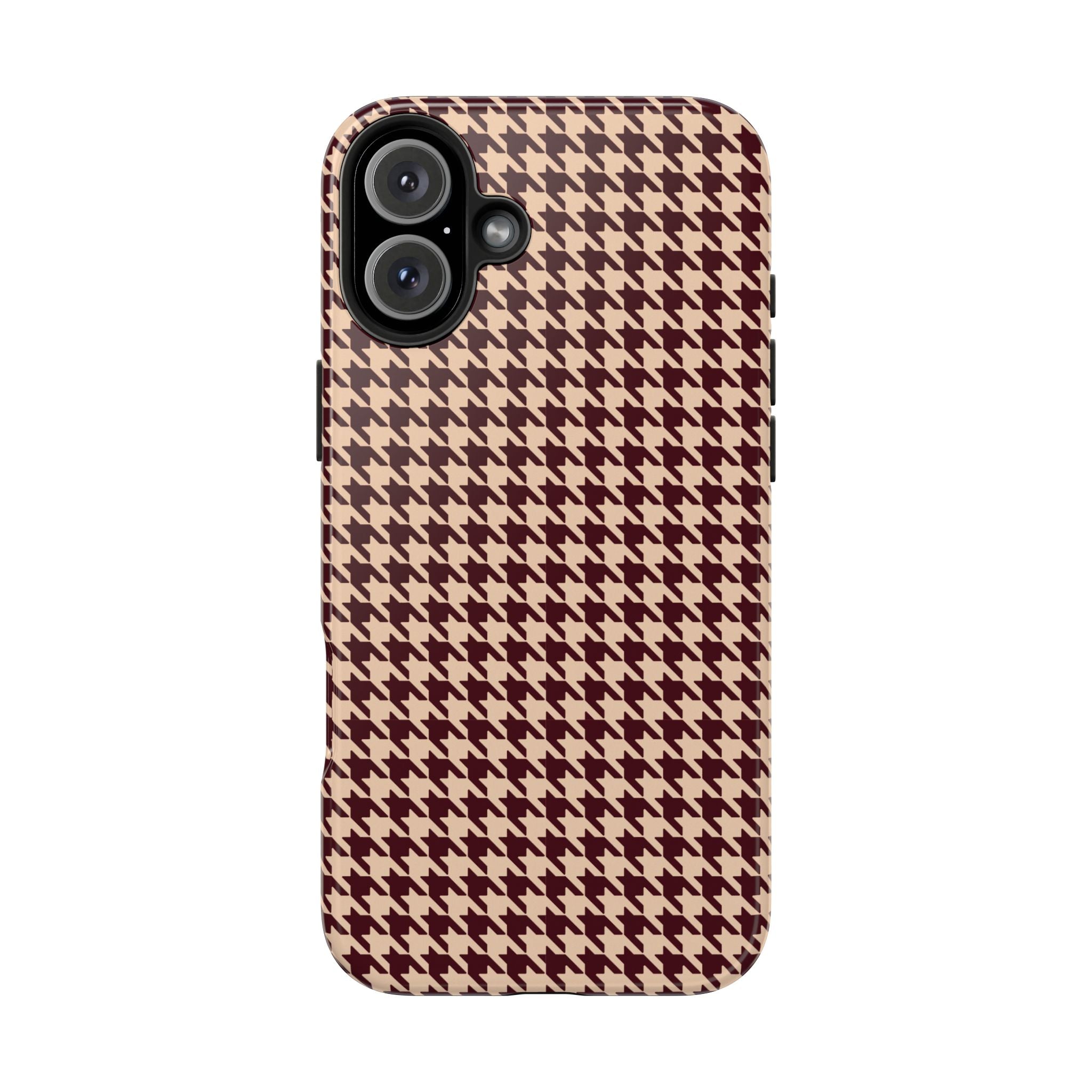 Prep School Houndstooth iPhone Case