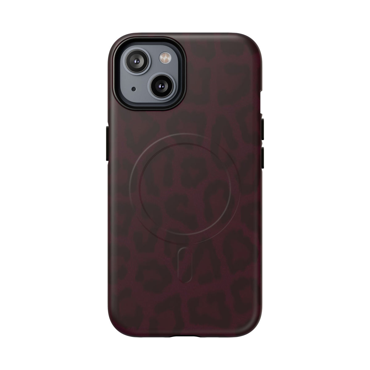 Black Cherry | Burgundy Leopard MagSafe Case