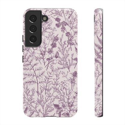 Plum Botanical Garden | Purple Floral Case