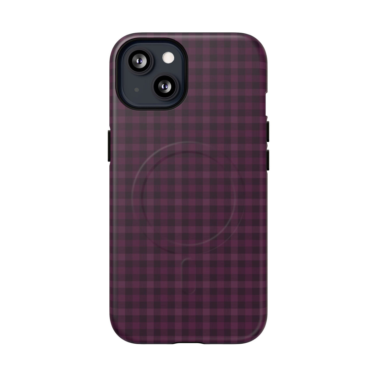 Plum Crush | Purple Plaid MagSafe Case