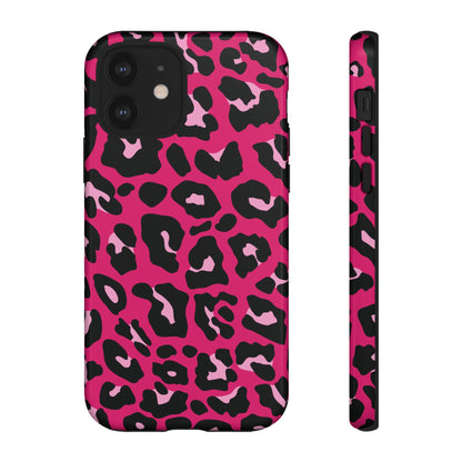 Fierce | Pink Leopard Print iPhone Case