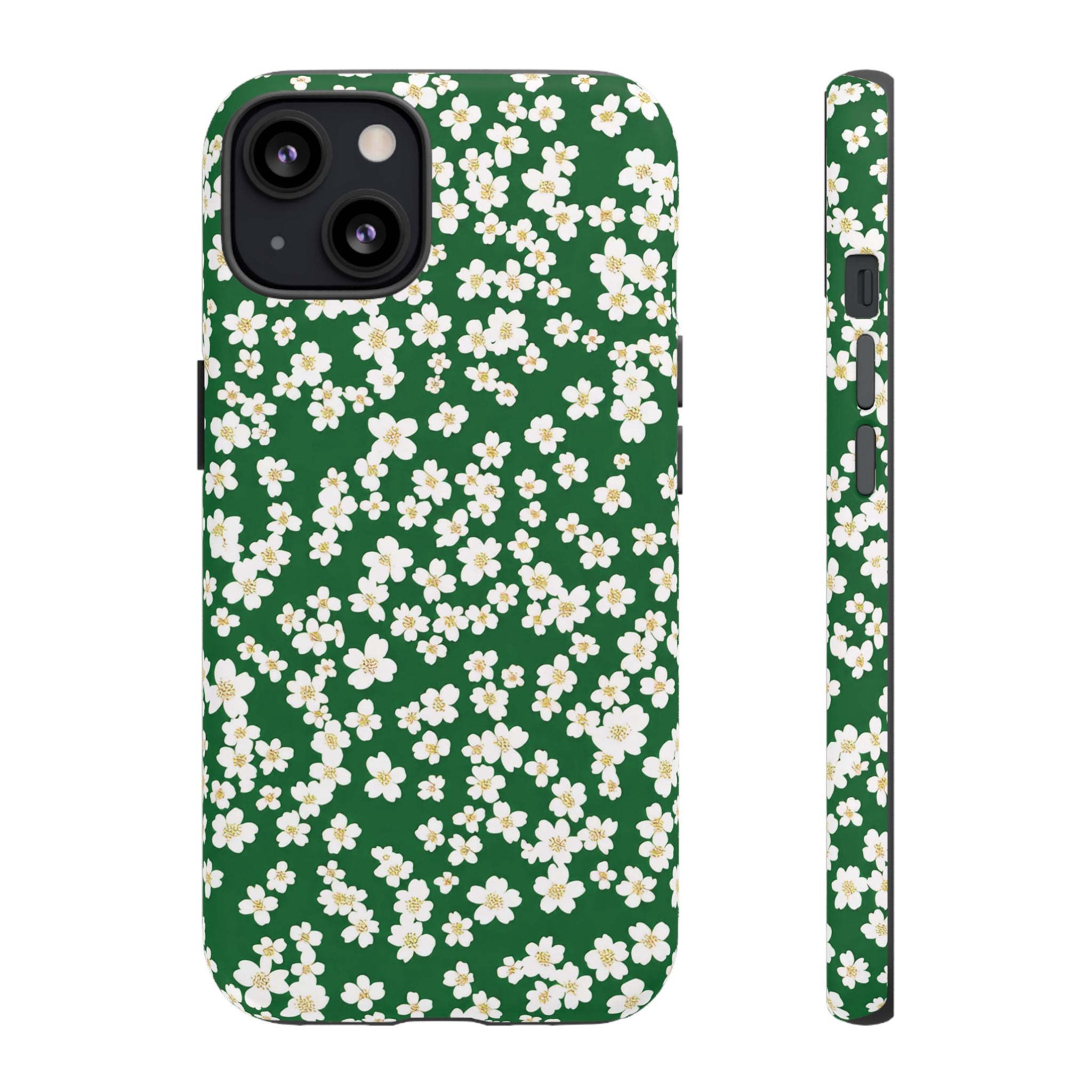 Emerald Bloom iPhone Case